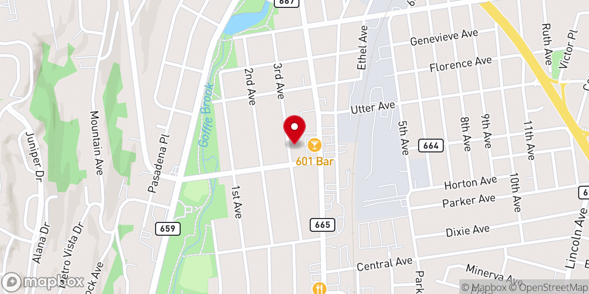 Map showing location of Ministerio Restauración Cristiana