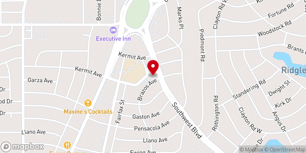Map showing location of Freedom Church