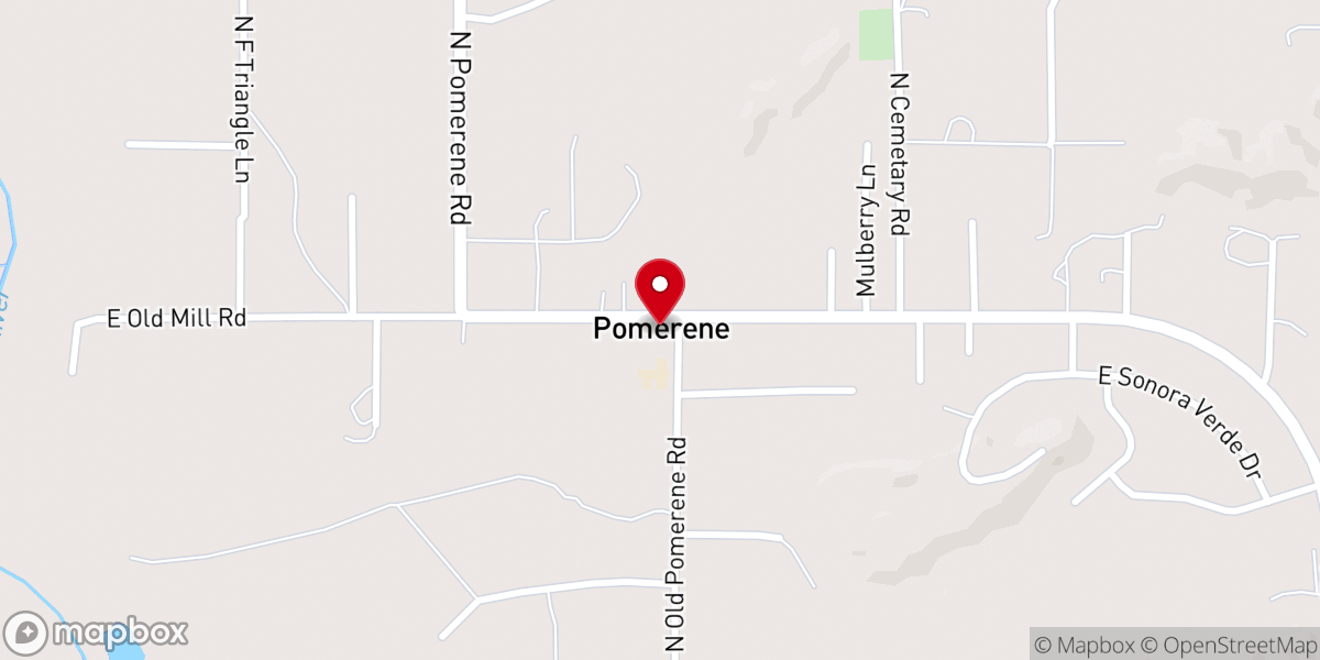 Map showing location of New Life Family Worship Center Benson