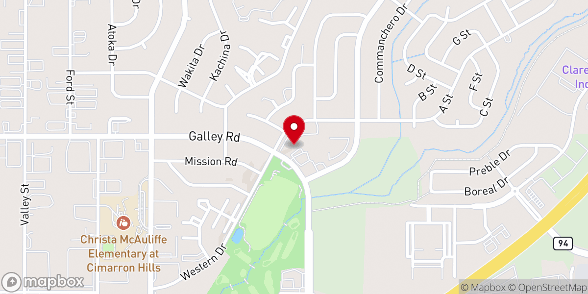 Map showing location of Colorado Freedom Church