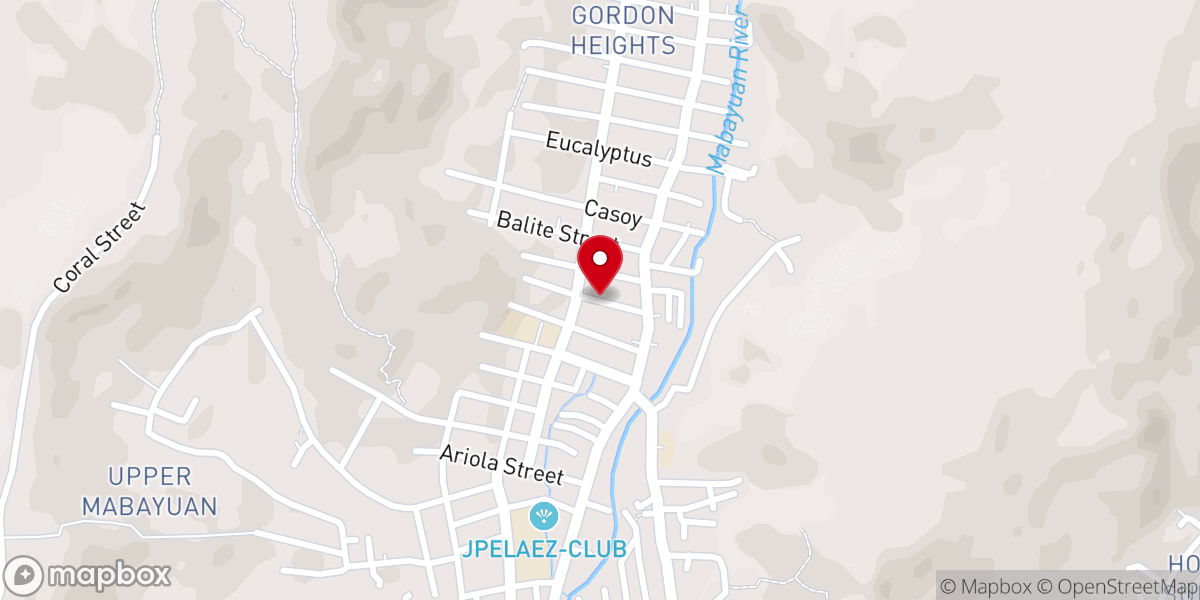 Map showing location of Hope Olongapo Church