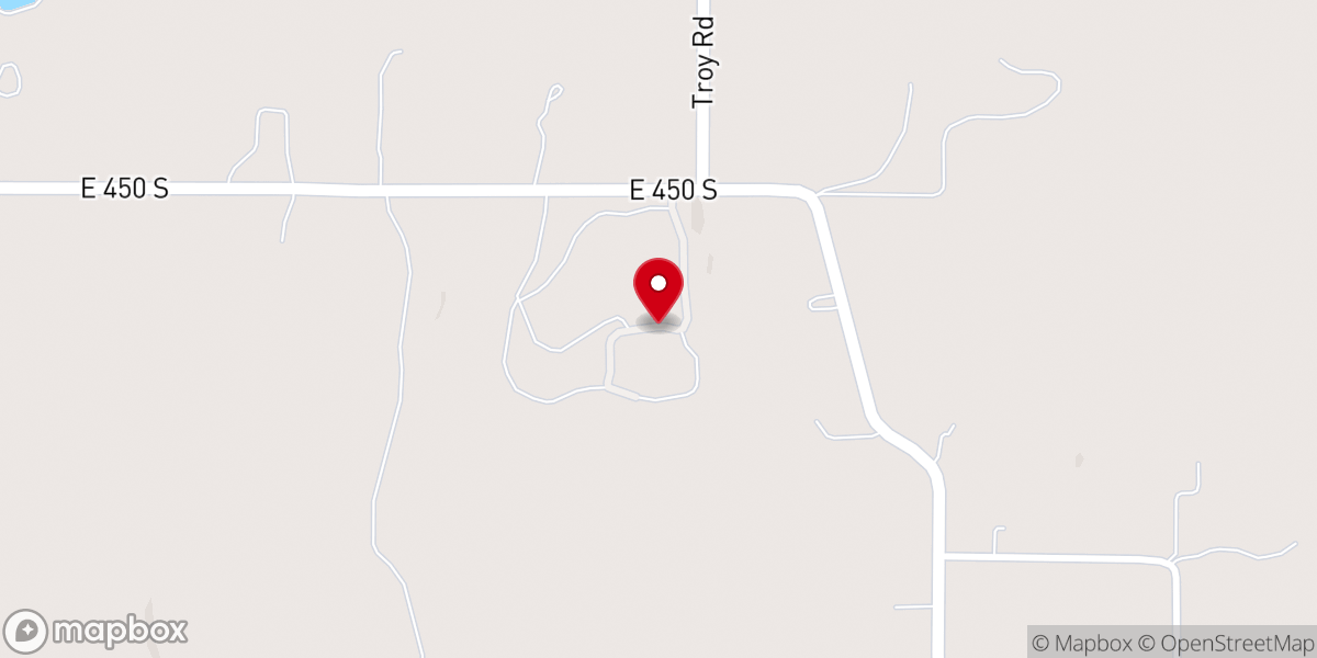 Map showing location of Camp Illiana
