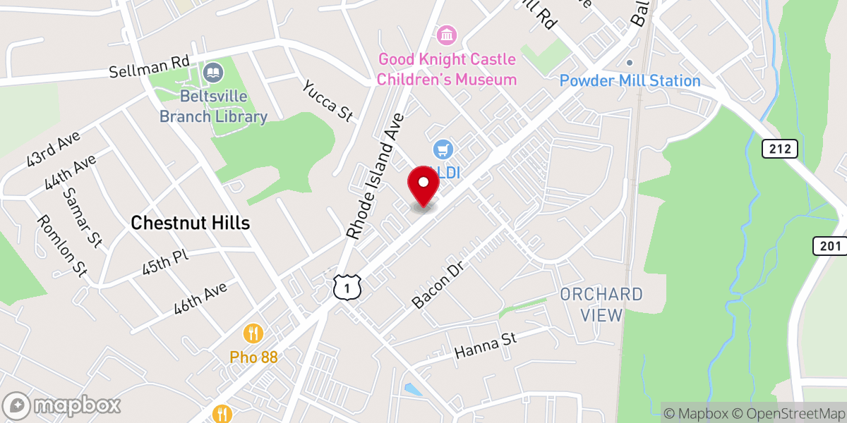 Map showing location of Rock of Salvation Ministries