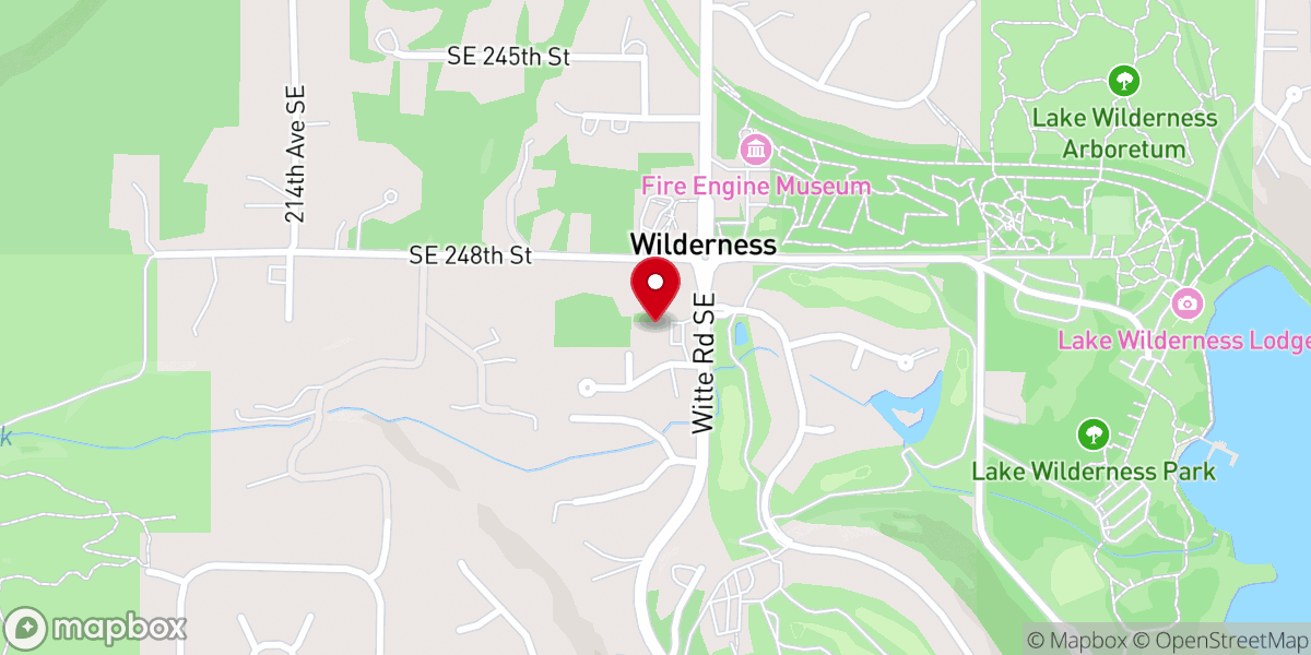 Map showing location of Maple Valley Church-The Nazarene