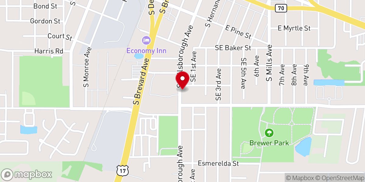 Map showing location of Iglesia Cristiana Pacto De Fe