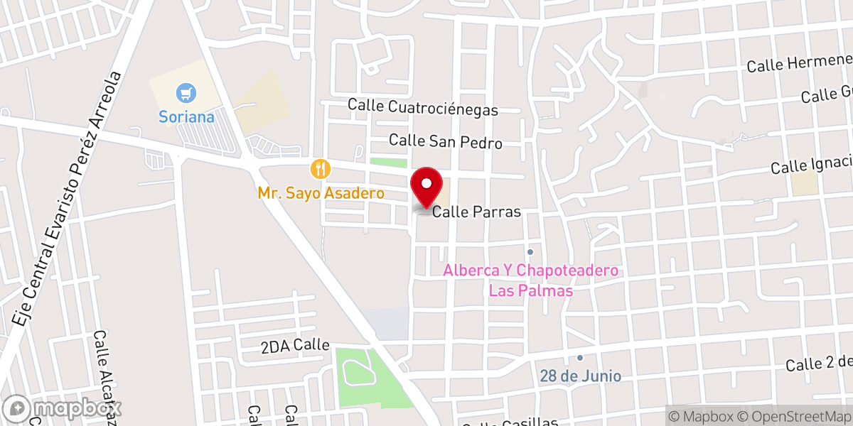 Map showing location of St. Francis of Assisi Church