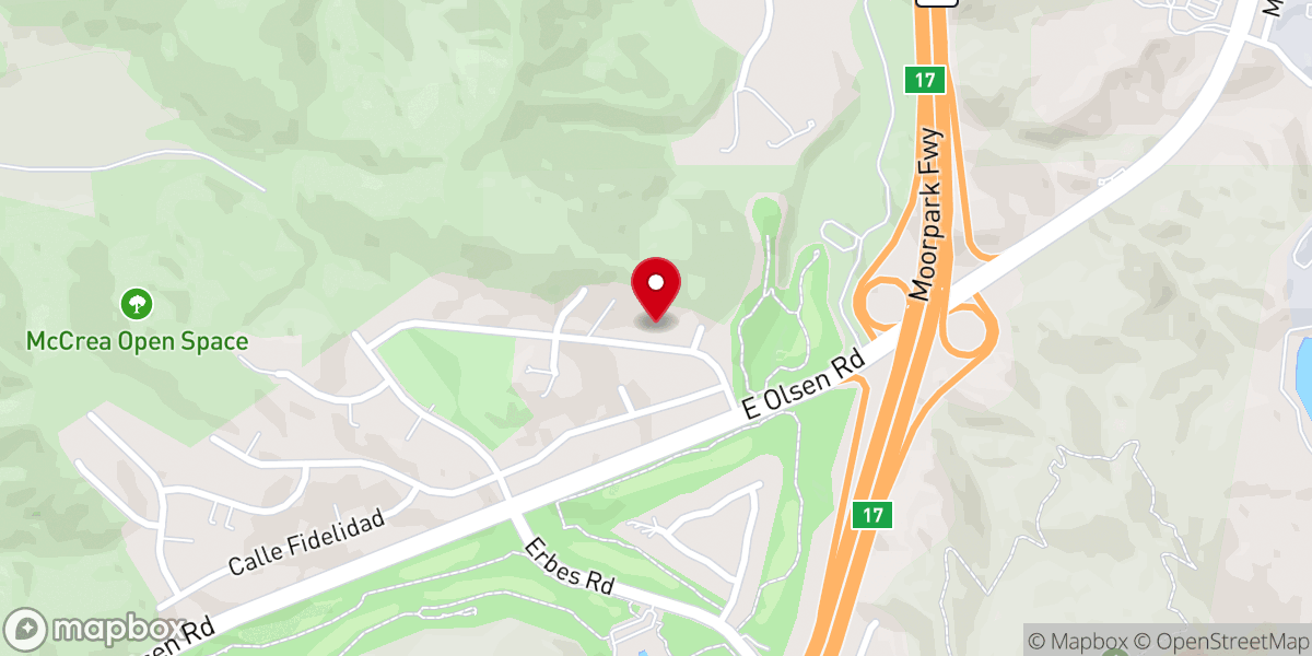 Map showing location of Westlake Community Christian
