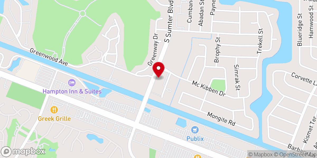 Map showing location of Freedom Bible Church