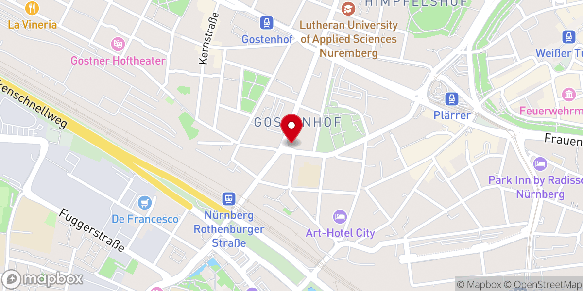 Map showing location of Griechische orthodoxe Gemeinde des hl. Apostels Paulus