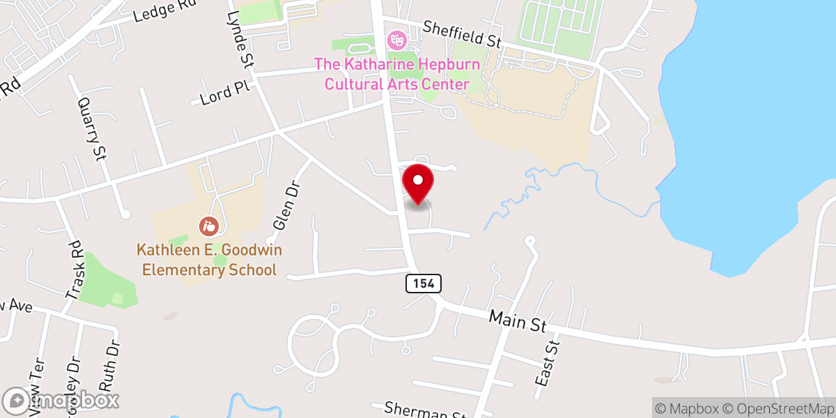 Map showing location of Shoreline Early Learning Center