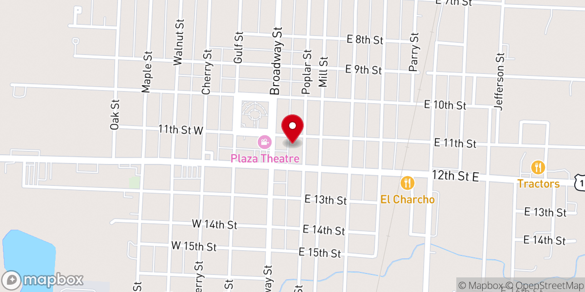 Map showing location of Thiebaud Auditorum