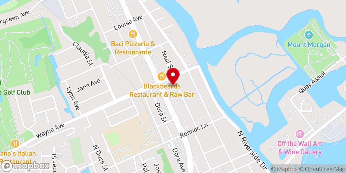 Map showing location of Christian Science Society of New Smyrna Beach & Reading Room