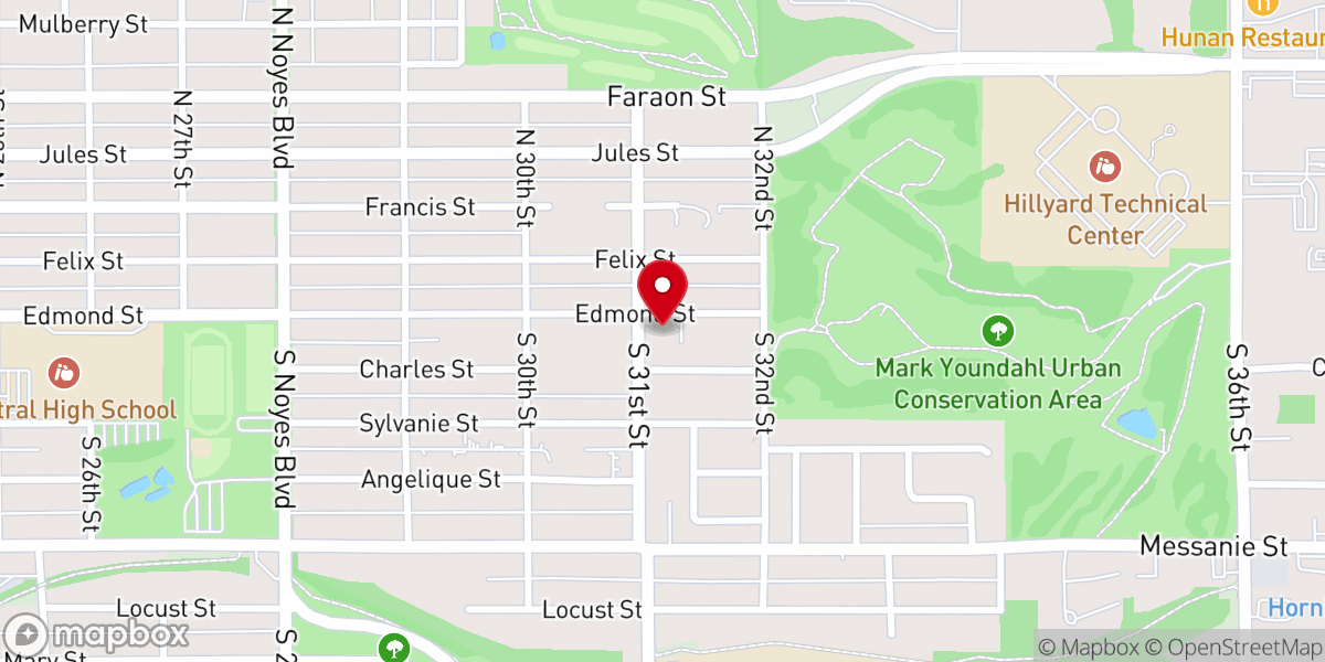 Map showing location of Brookdale Presbyterian Church