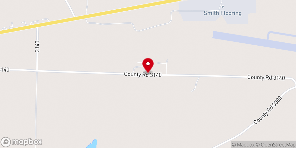 Map showing location of Camp Grace