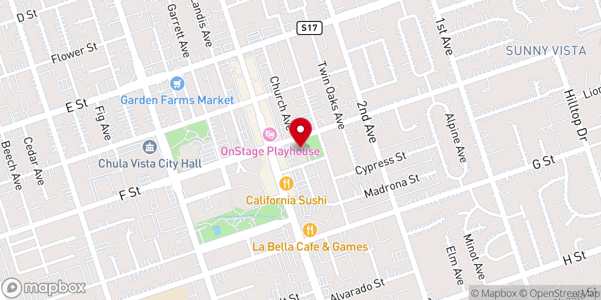 Map showing location of First Community Congregational Church