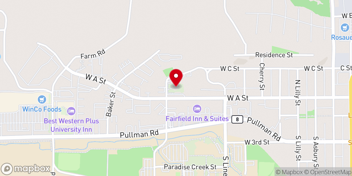 Map showing location of Emmanuel Lutheran Preschool