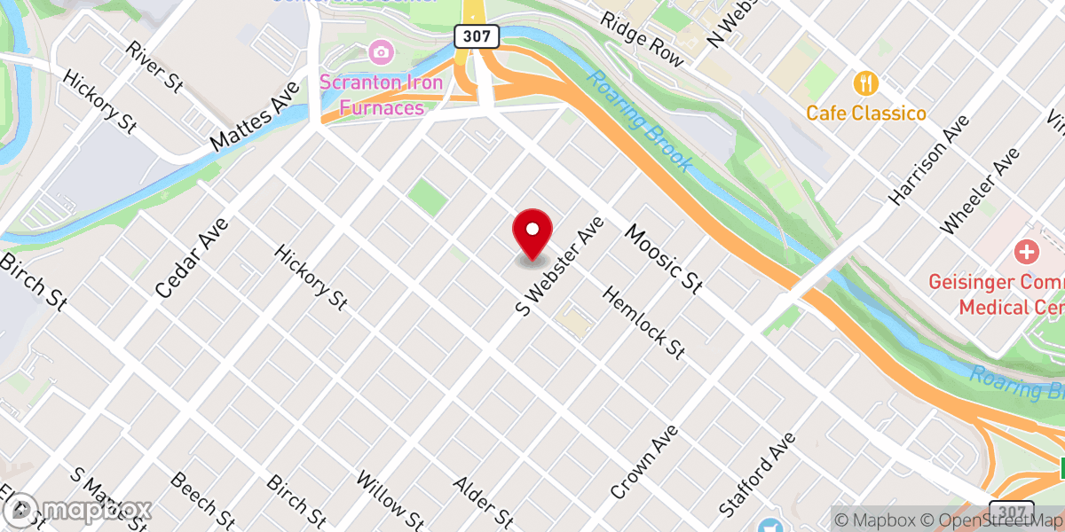 Map showing location of St. John Neumann Parish