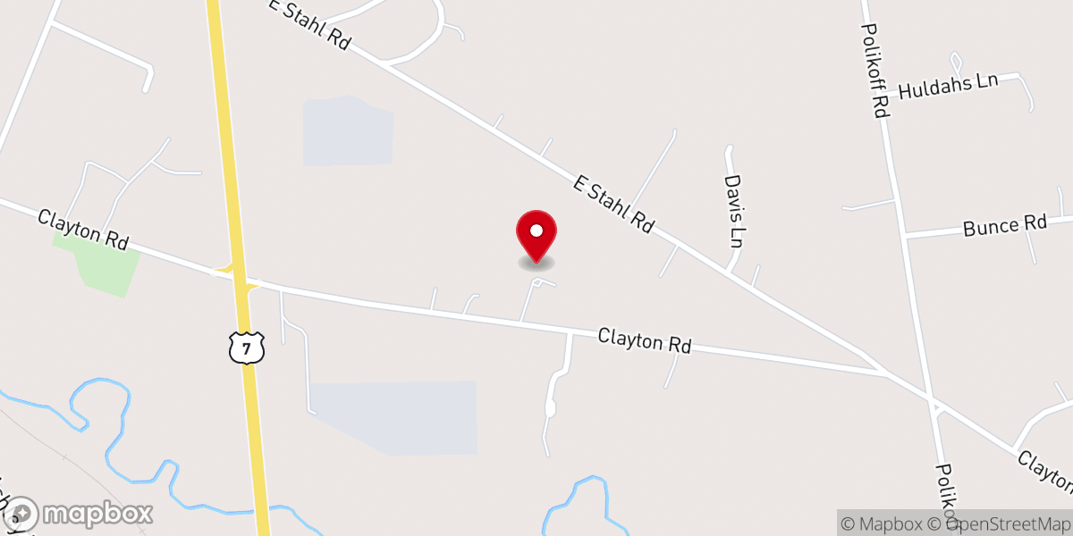 Map showing location of Greenwoods Community Church