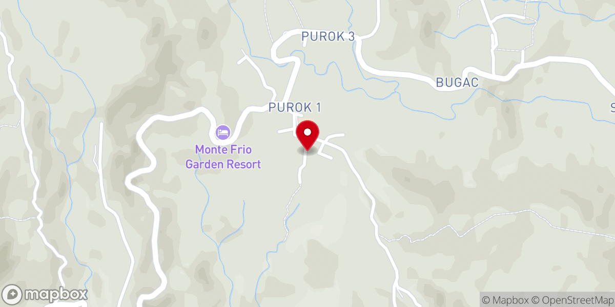 Map showing location of I.S.K.P mainit