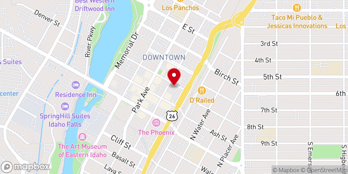 Map showing location of Iglesia de Dios Evangelio Completo Ministerio Liberación y Vida