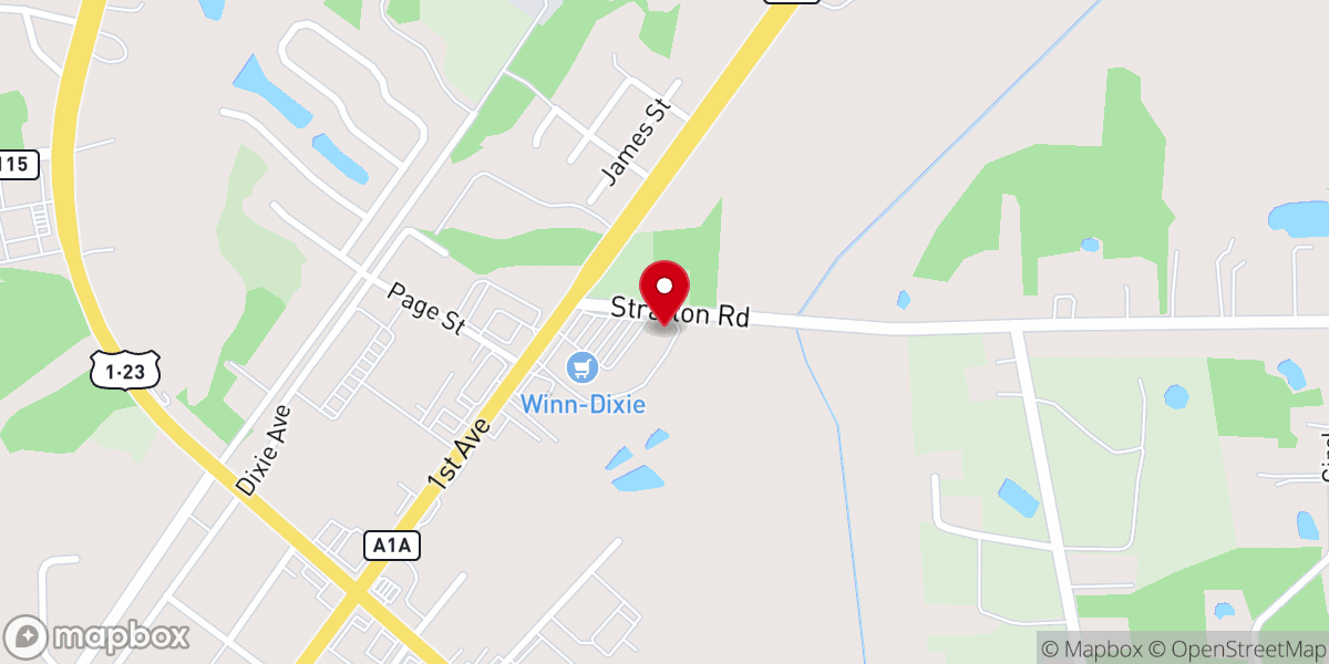 Map showing location of The Pig Bar-B-Q