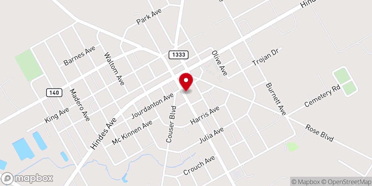 Map showing location of Saint Michael Chapel