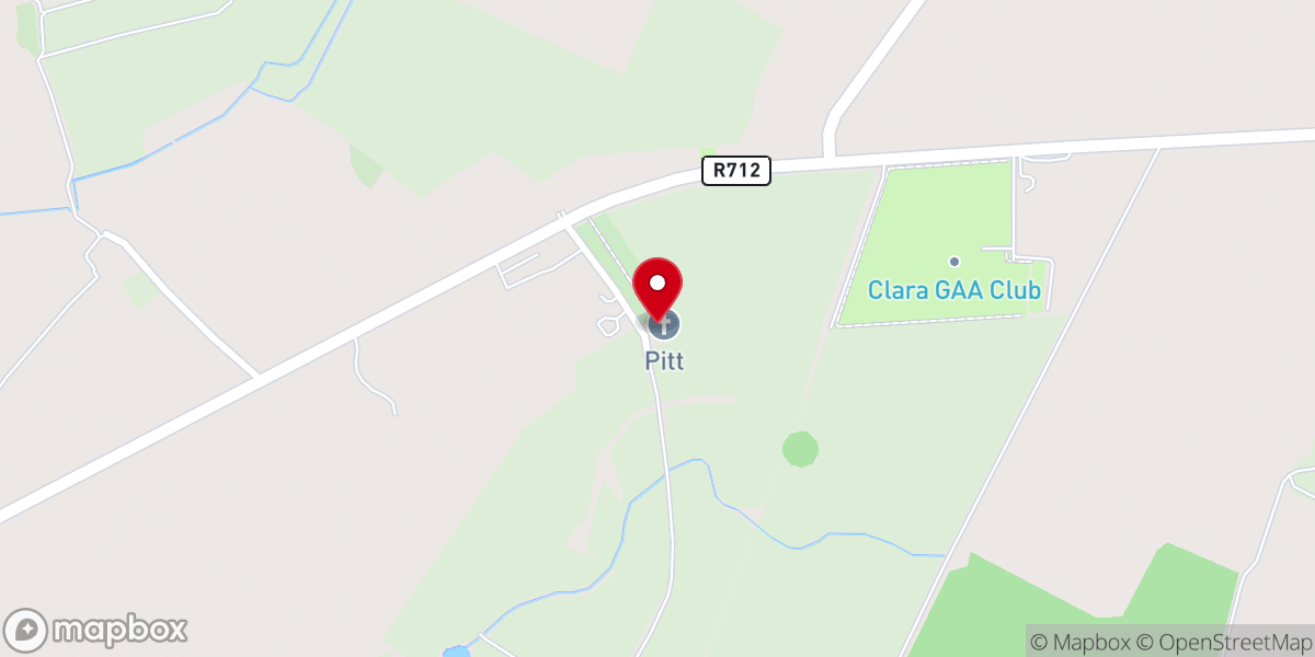 Map showing location of St. Colman’s Church