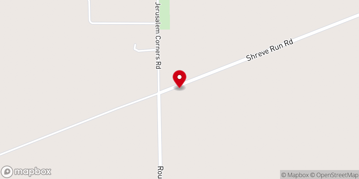 Map showing location of Pleasantville Church of the Nazarene