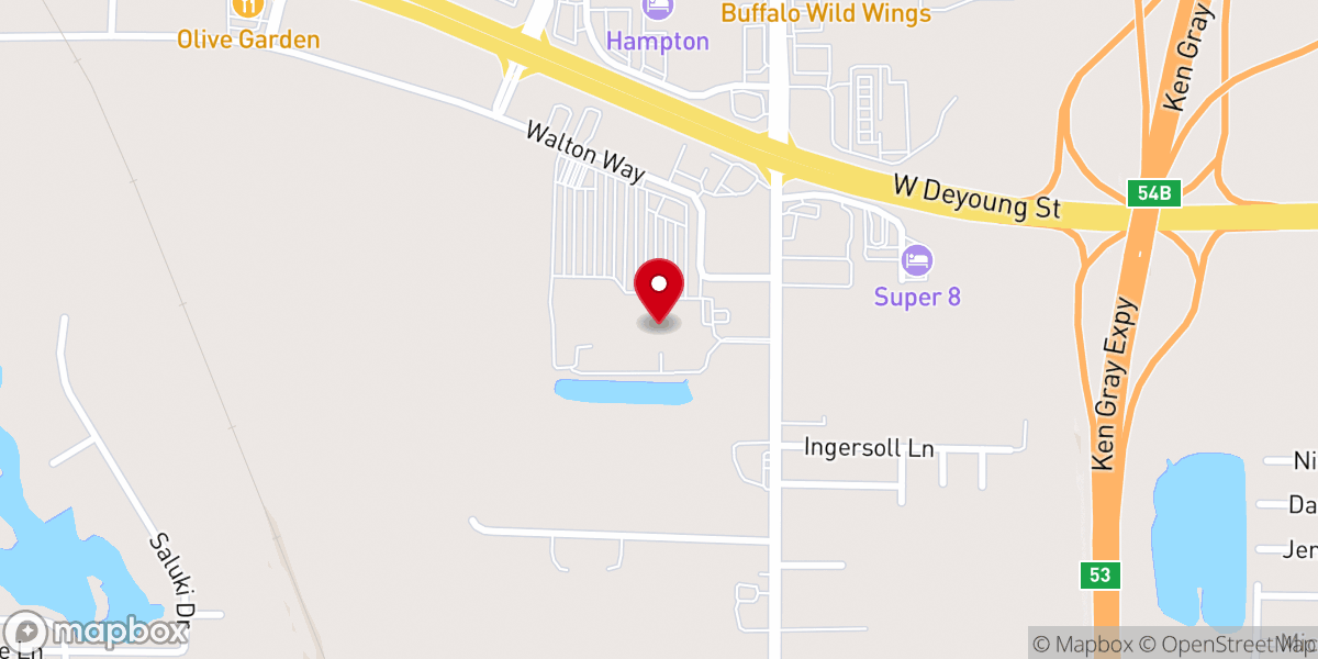 Map showing location of Cornerstone Church