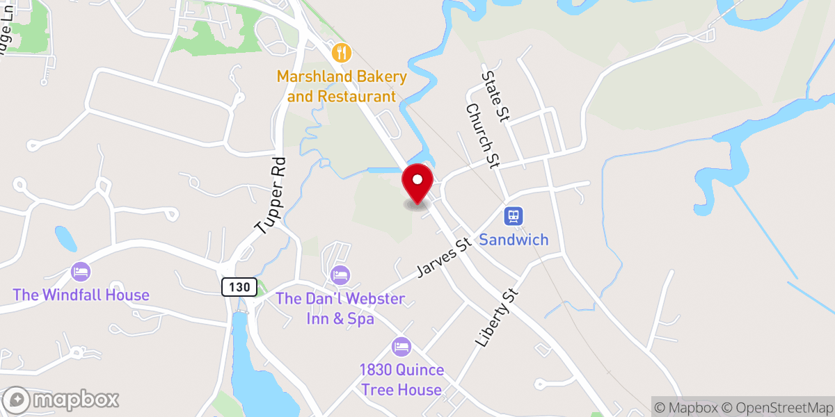 Map showing location of Cape Cancer Thrift Shop