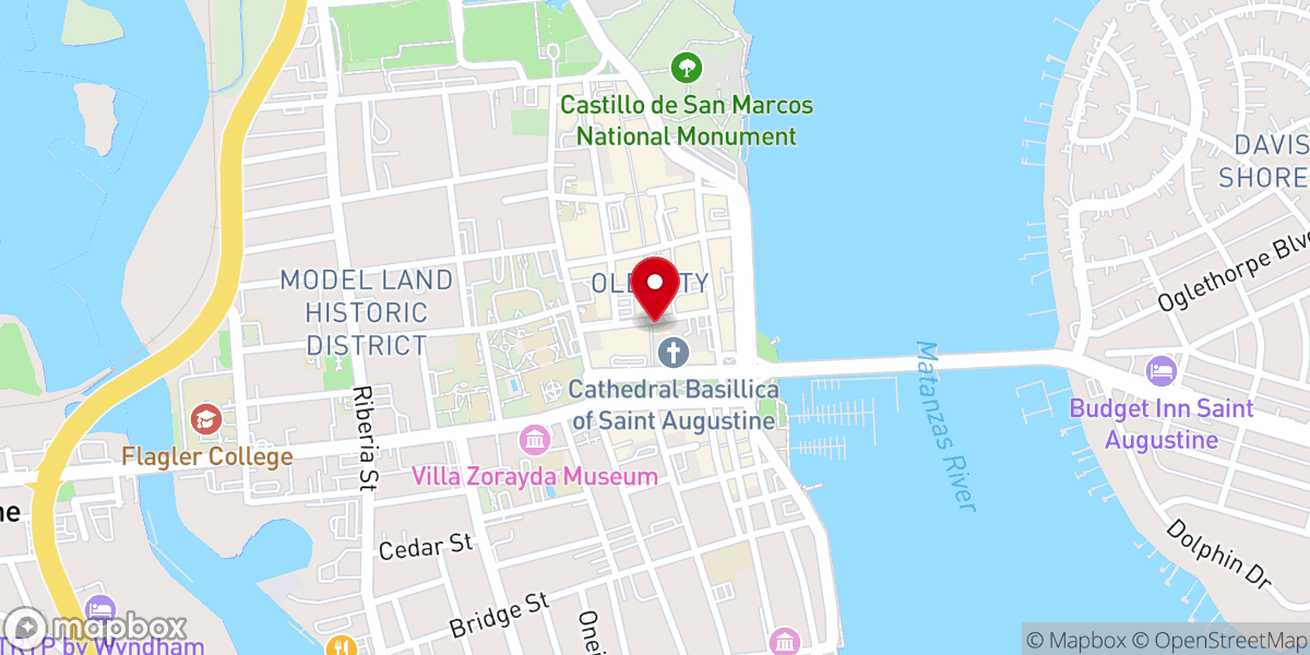 Map showing location of Peña-Peck House - Woman's Exchange