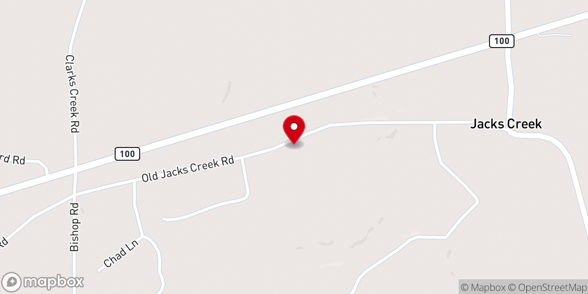 Map showing location of House of Prayer Church