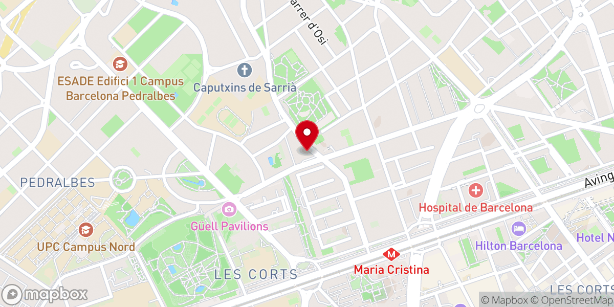 Map showing location of Iglesia de San Odón