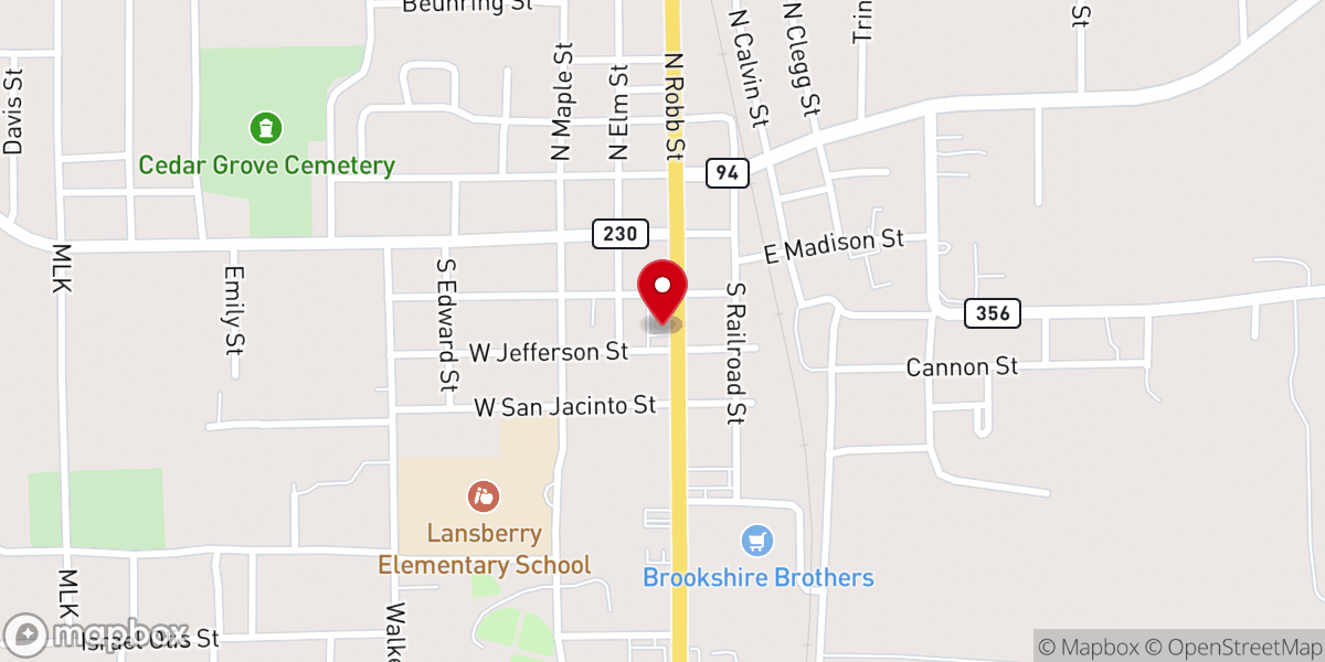 Map showing location of Trinity Church Of Christ