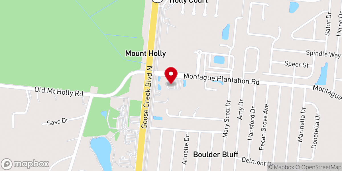 Map showing location of Trident Baptist Church