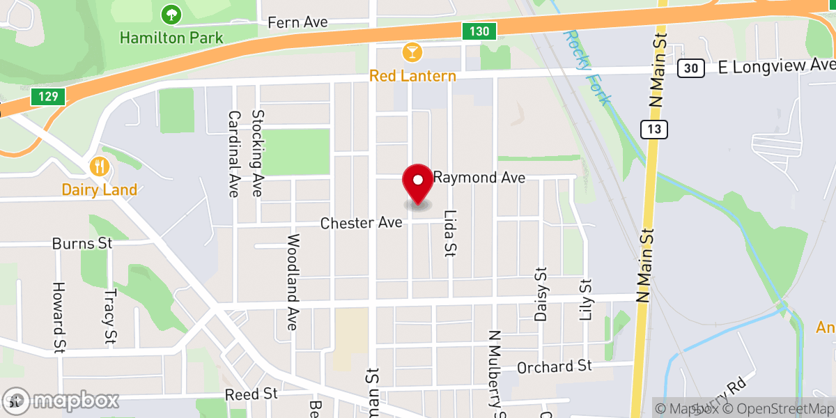 Map showing location of Greater St John Church