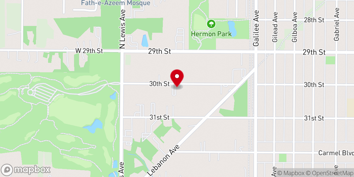 Map showing location of New Way Faith Tabernacle Church of God In Christ