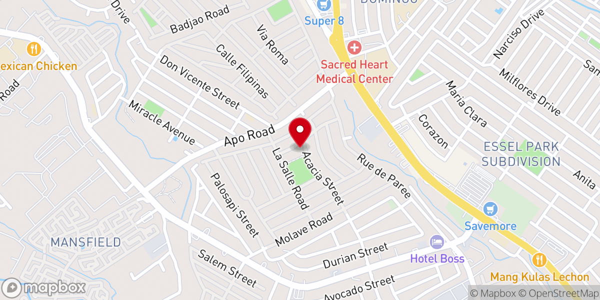 Map showing location of The Lord's Transfiguration Parish Church