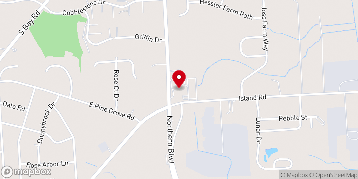 Map showing location of Believers Chapel