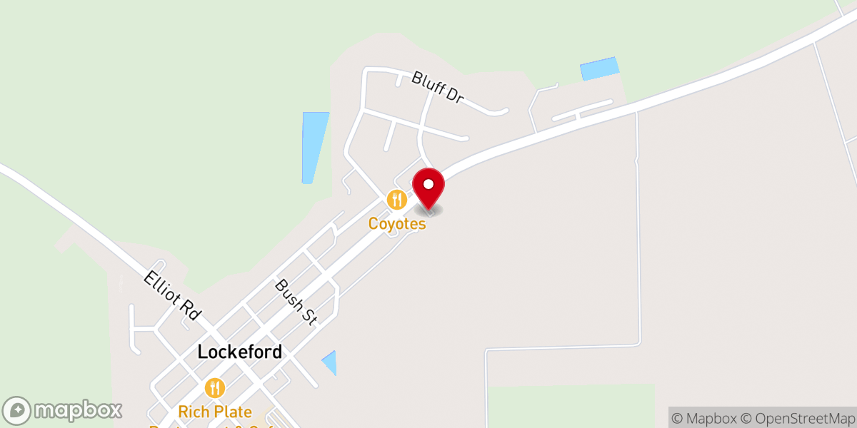 Map showing location of Bendita Esperanza Casa de Oración