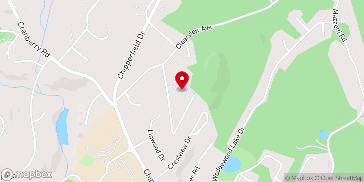 Map showing location of Berean Bible Fellowship Church