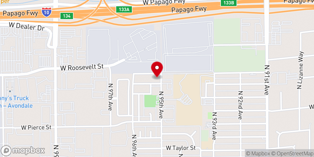 Map showing location of Beth Yeshua Ha Go'el