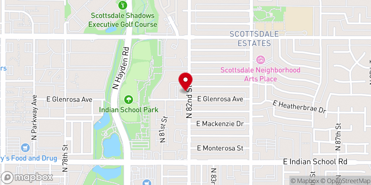 Map showing location of Bethany Lutheran Church ELCA