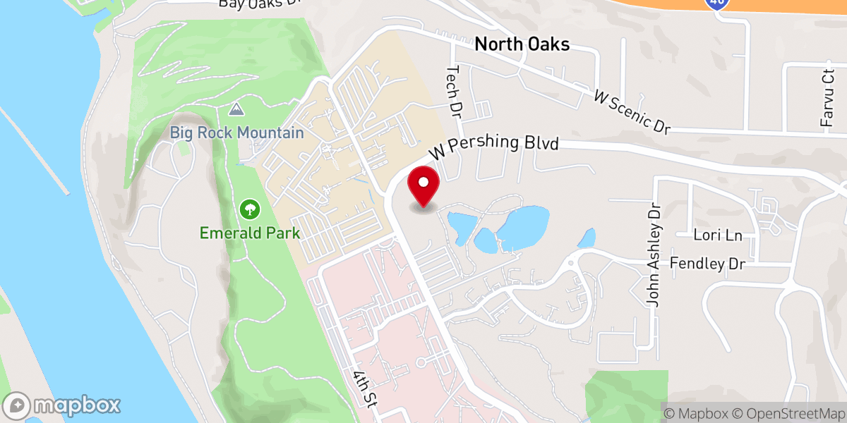 Map showing location of Bethel A.M.E. Church