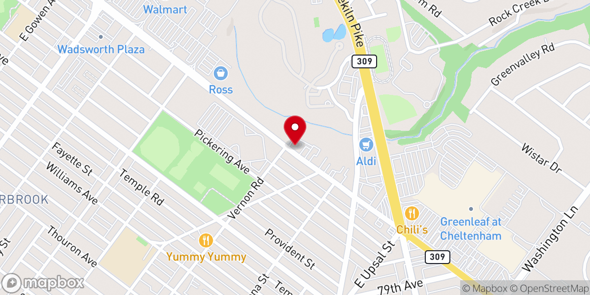 Map showing location of Bethel Deliverance International Church