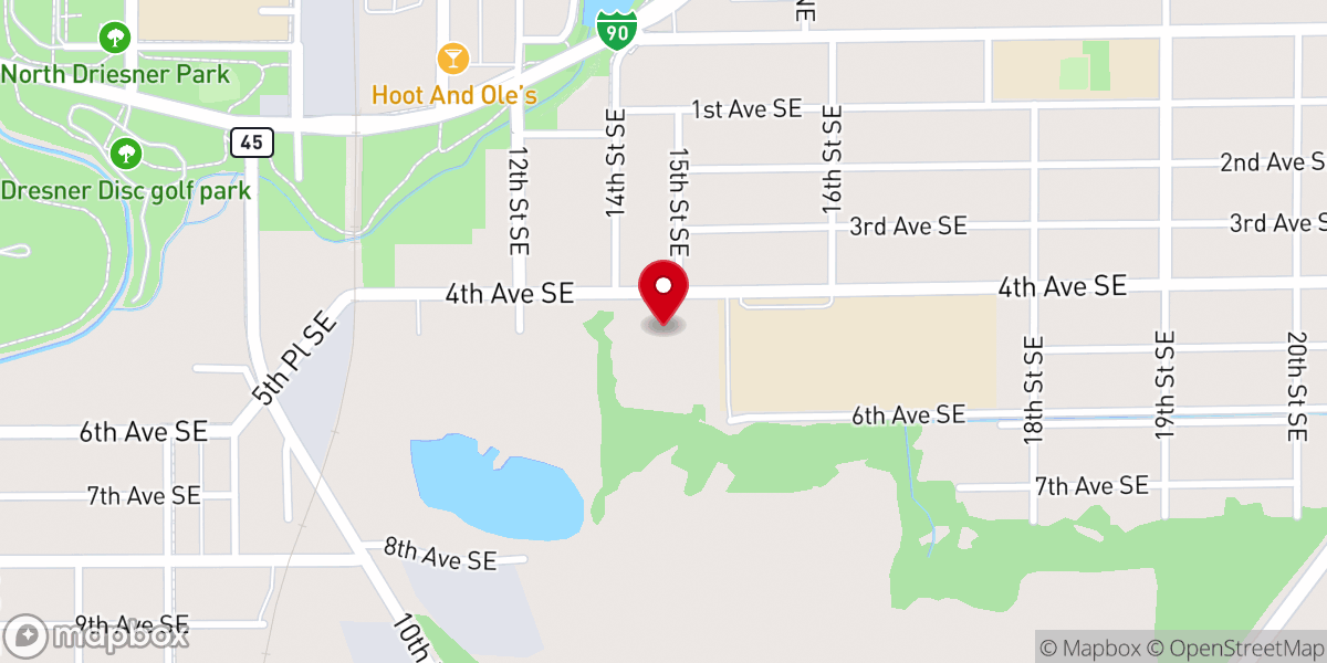 Map showing location of Bethlehem Church