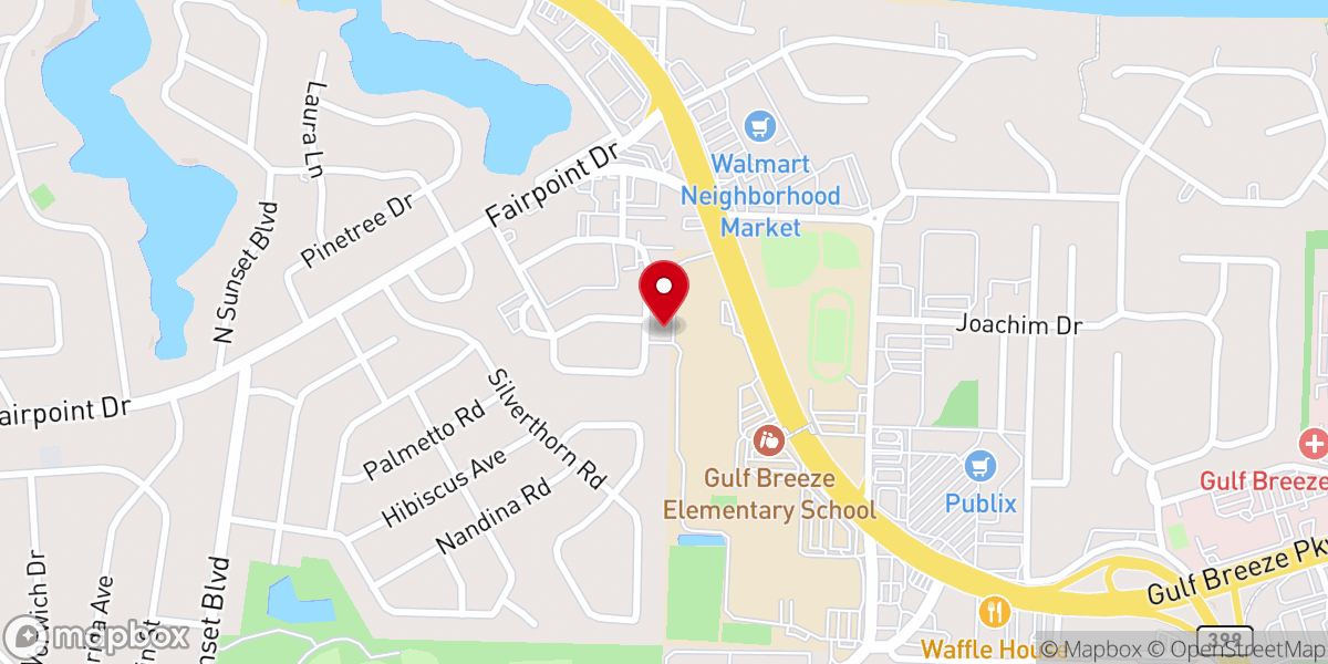 Map showing location of Upper Room Church – Nightingale Campus
