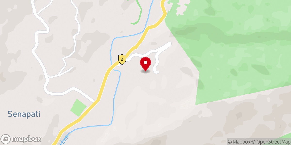 Map showing location of Manipur Prayer Center