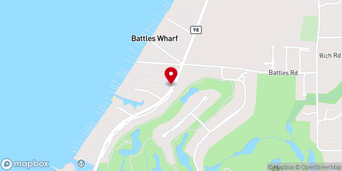 Map showing location of Little Point Clear Suites & Space