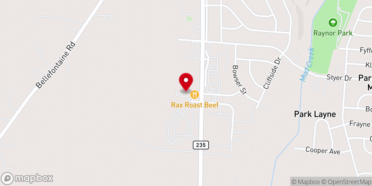 Map showing location of Churchill Manor Apartments